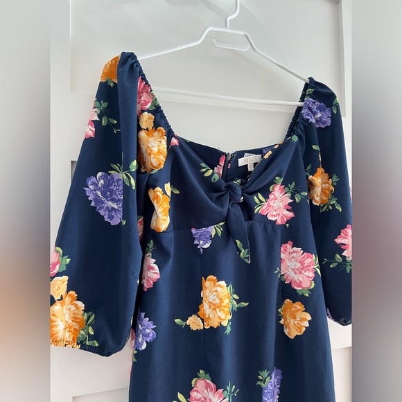 Wayf Eunice knot front mini dress size S - Picture 6 of 11